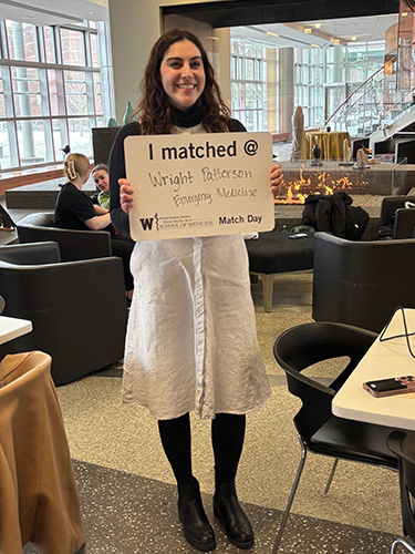 M4 Lauren Brown gets her top choice for residency training with the U.S. Air Force following a successful Military Match