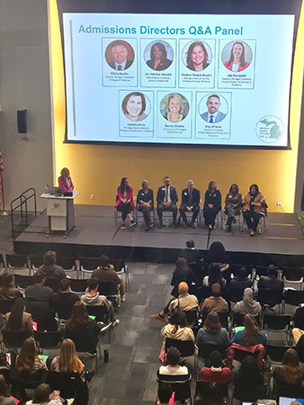 Admissions Director Q&A Panel at Michigan Medical Education Day 2025 at WMed