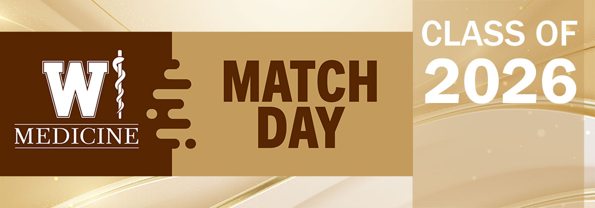 WMed Match Day Homepage Banner for the Class of 2026